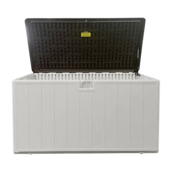 Decksplore 35/45/80/110/180 Outdoor Resin Waterproof Deck Box with Lockable Lid image {15}