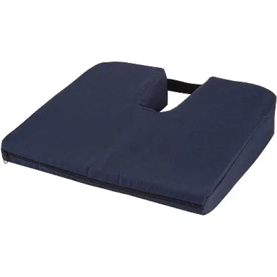 DMI Gradual Slope Seat Cushion for Coccyx, Sciatica and Tailbone Pain Used With Dining Room Chairs, Desk Chairs, Car Seats or Wheelchair Cushions, image {1}
