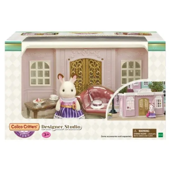 Calico Critters Town Series Designers Studio, Fashion Dollhouse Playset with Figure, Furniture and Accessories image {5}