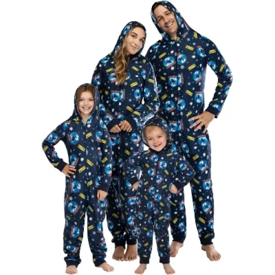 Polar Express Big Kids Believe Hooded One-Piece Footless Sleeper Union Suit image {4}