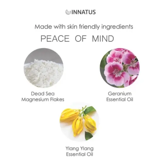 Pure Dead Sea Magnesium Flakes Peace of Mind Soak &ndash; Relaxing & Replenishing, Made in USA-IN-1029 image {1}