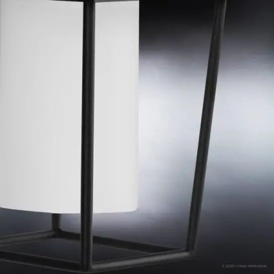 Urban Ambiance Luxury Minimalist Outdoor Wall Sconce 14.875''H x 7.5''W,  Midnight Black Finish,  Chandler Collection, UHP1390 image {5}