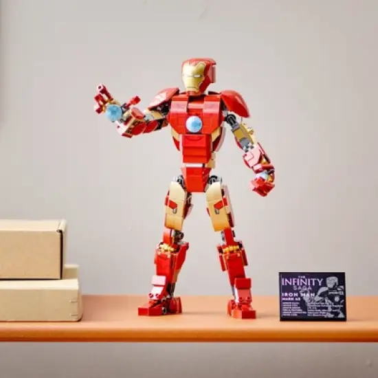 LEGO Marvel Iron Man Figure Building Toy, Infinity Saga 76206 image {5}