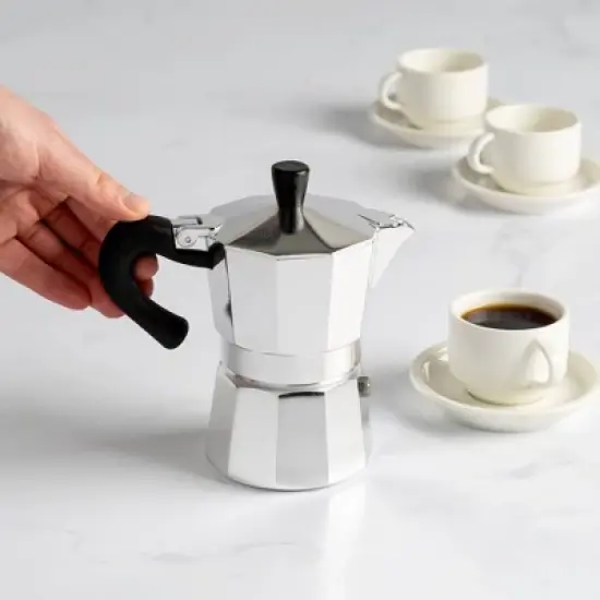 Aluminum Stovetop Espresso Maker - Polished image {3}