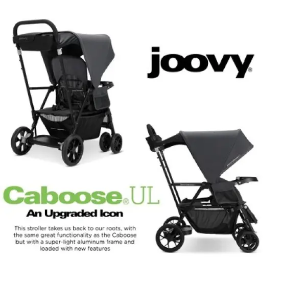 Joovy Caboose UL Sit And Stand Double Stroller, image {2}