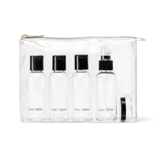 Sonia Kashuk&trade; TSA Travel Makeup Bag Kit - Clear image {3}