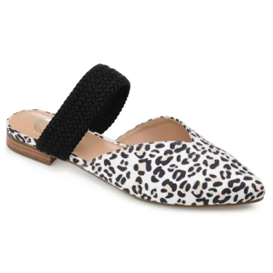 Journee Collection Womens Roxeene Slip On Pointed Toe Mules Flats image {12}