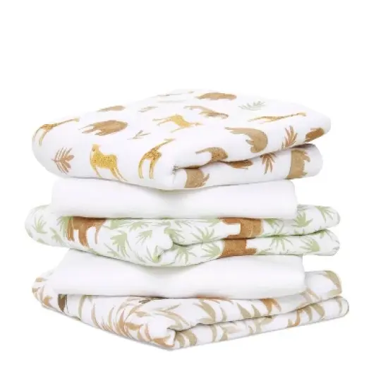 aden + anais Essentials Muslin Squares Baby Blankets - 5pk image {4}