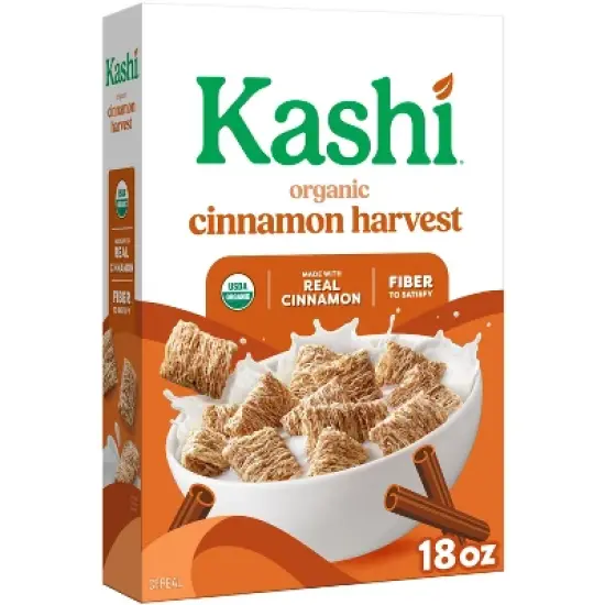 Kashi Organic Cinnamon Harvest Breakfast Cereal - 18oz image {13}