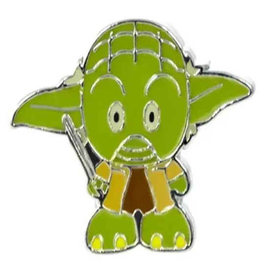 Toynk Star Wars Baby Yoda and R2-D2 Stylized 7 Inch Plush Set of 2 With Enamel Pins image {5}