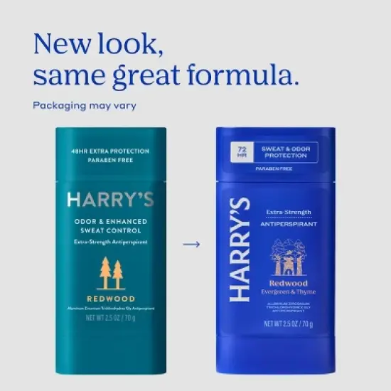 Harry's Redwood Extra-Strength Solid Antiperspirant Stick for Men - 2.5oz image {1}