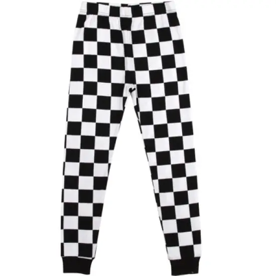 Gremlins Stripe and Gizmo Character Group Checker Pattern Youth Boy's Short Sleeve Pajama Set image {2}