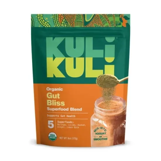 Kuli Kuli Organic Gut Bliss Superfood Blend Dietary Supplement Powder - 6oz image {7}