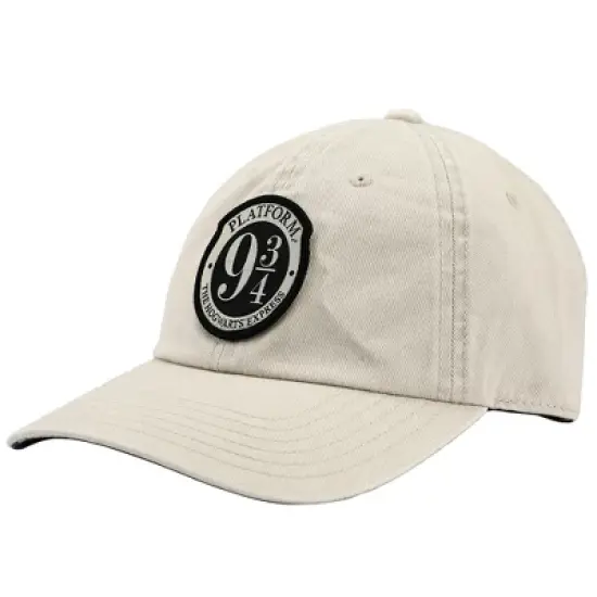 Harry Potter 9 3/4 Patch Dad Hat for Men image {1}