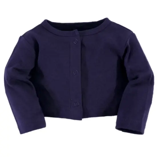 Touched by Nature Baby and Toddler Girl Organic Cotton Dress and Cardigan 2pc Set, Pottery Tile image {3}