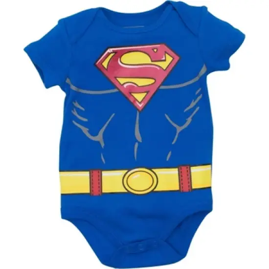 DC Comics Justice League Green Lantern The Flash Superman Baby 5 Pack Bodysuits Newborn to Infant image {1}