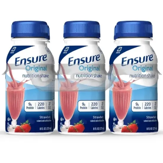 Ensure Original Nutrition Shake - Strawberry - 6ct/48 fl oz image {9}