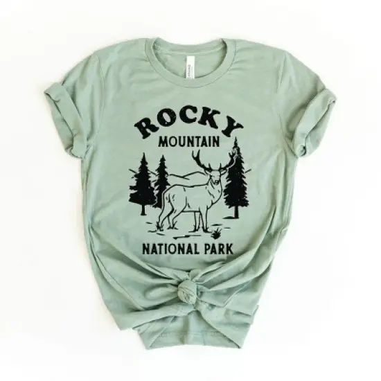 Simply Sage Market Women's Vintage Rocky Mountain National Park  Short Sleeve Graphic Tee image {3}