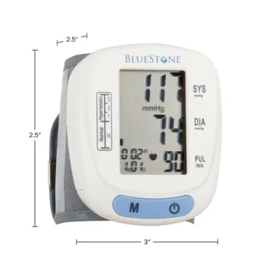 Bluestone Blood Pressure Machine with Digital LCD Screen and Storage Case image {6}