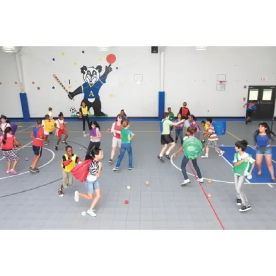 Sportime 6-Team Pursuit Ball Game, Set of 6 Goals and 72 Balls image {6}