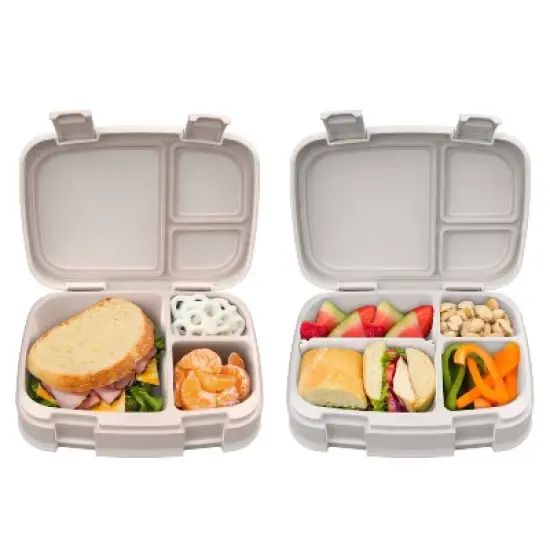 Bentgo Fresh Leakproof Bento Lunch Box 2pk - Dune & Moondust: BPA-Free Containers image {8}