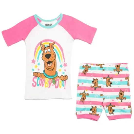 Scooby-Doo Scooby Doo Girls Pullover Pajama Shirt and Shorts Sleep Set Toddler  image {8}