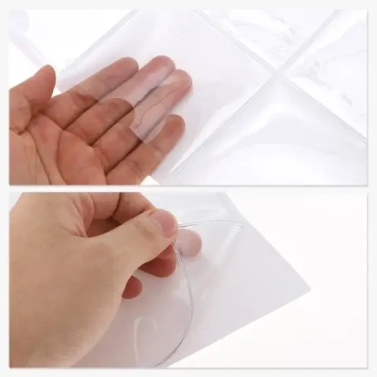 Adhesive Index Card Pocket 4.13"x4.13" Clear 30 Pcs image {2}