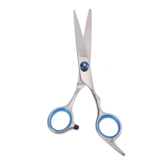 Unique Bargains Upgrade Straight Scissors for Long Short Thick Hard Soft Hair 6.69" 1 Pc image {4}