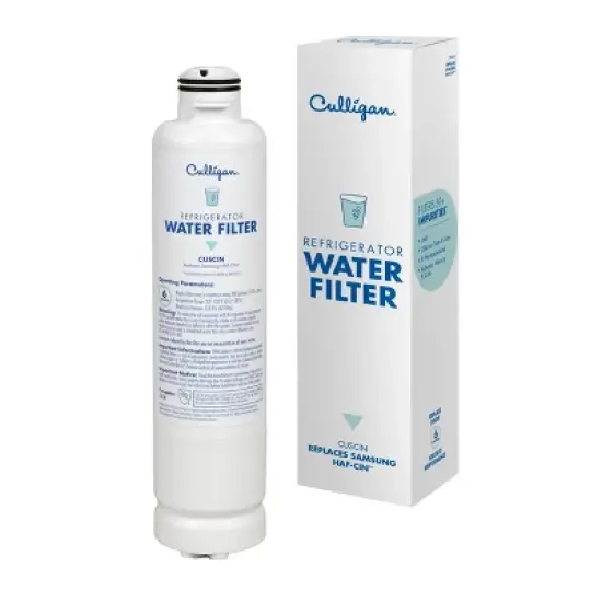 Culligan CUSCIN Replacement Samsung (HAF-CIN) Refrigerator Water Filter: Filters Odors, Lead, Chlorine, VOCs, Microplastics image {10}