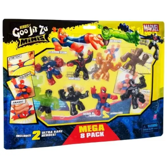 Heroes of Goo Jit Zu Minis Marvel Mega 8 Pack (Target Exclusive) image {4}