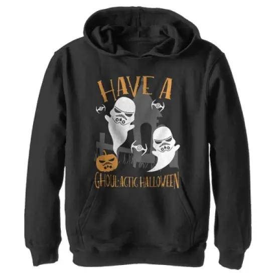 Boy's Star Wars Ghoulactic Halloween Stormtrooper Pull Over Hoodie image {3}