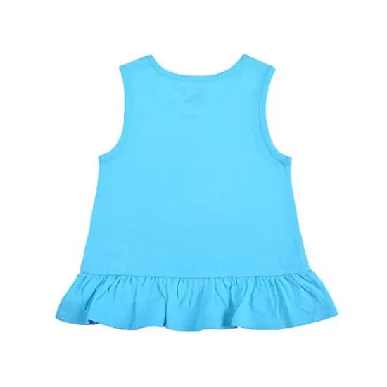 Nickelodeon Girl's 3-Pack JoJo Siwa Feel The Beat Flutter Sleeve Shirt, Peplum Tank Top and Casual Shorts Set for Toddler image {3}