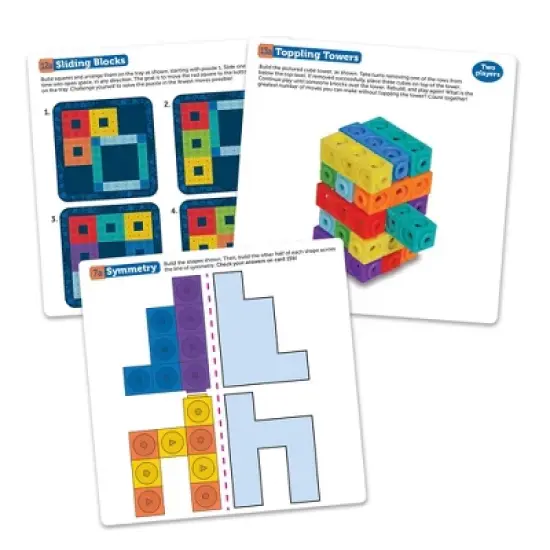 Learning Resources Mathlink Cubes Brain Puzzle Challenge image {4}