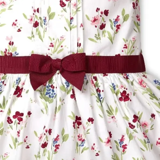 Hope & Henry Girls' Floral Pin-Tuck Dress, Infant image {3}