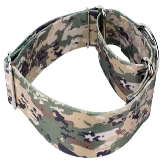 Country Brook Petz 1 1/2 Inch Mountain Viper Camo Martingale Dog Collar image {4}