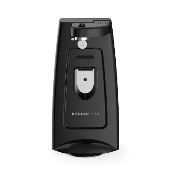 KitchenSmith Electric Can Opener Black: Freestanding, Metal & Plastic, 2-Year Warranty, Spot Clean, 9.05" Width image {7}