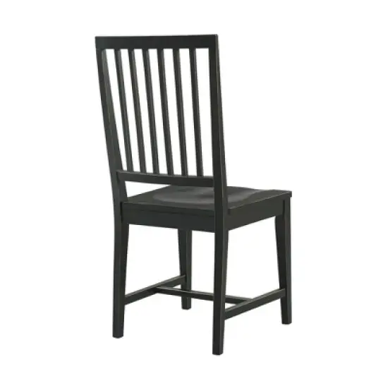 Set of 2 Vienna Wood Dining Armless Chairs - Alaterre Furniture image {6}