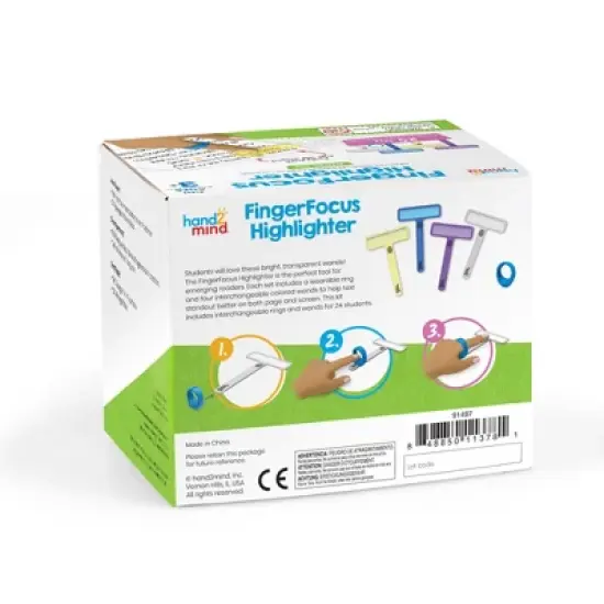 hand2mind Finger Focus Highlighter (24 Pack) image {4}