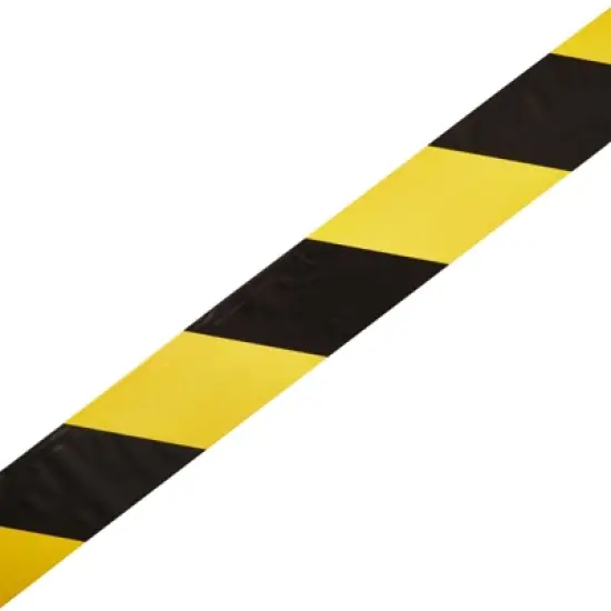Stockroom Plus 2 Pack Caution Tape Roll, Black and Yellow Stripes, High Visibility Barricade Tape, 2.8 In Wide, 660 Ft Rolls image {2}