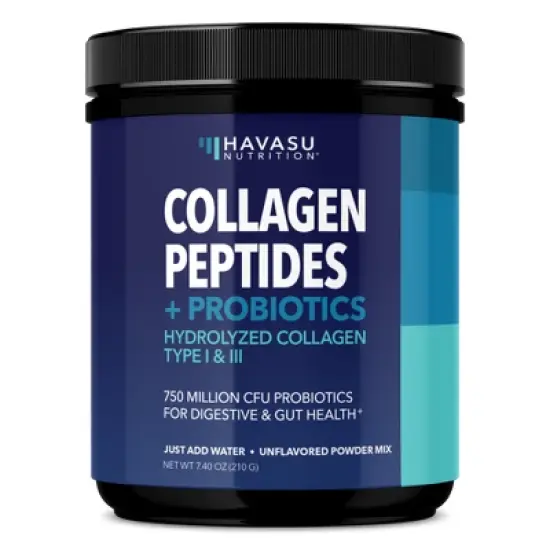 Collagen Powder + Probiotics, Havasu Nutrition, 210gm image {6}