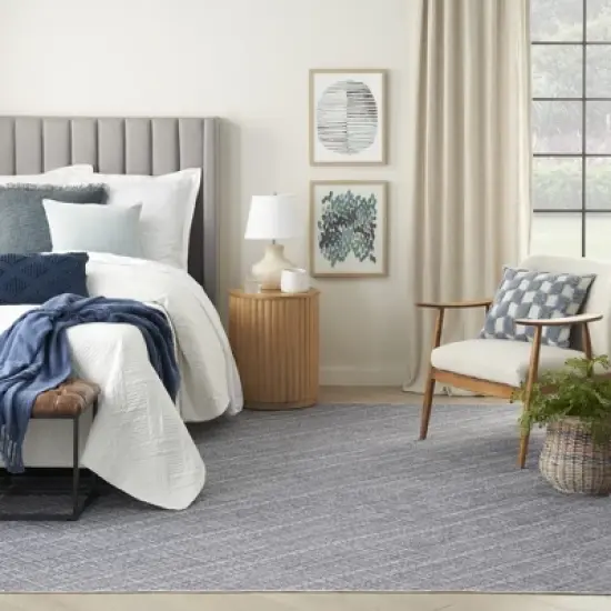 Nourison Washables Modern Flatweave Indoor Non-Skid Area Rug image {7}