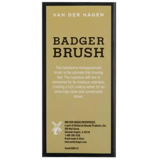 Van der Hagen Badger Shave Brush image {2}