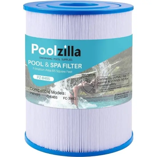 Poolzilla Replacement Spa Filter for Watkins 31114, Unicel C-8465, Pleatco PWK65, Filbur FC-3960, 71827, 71828, Tiger River Caspian image {6}