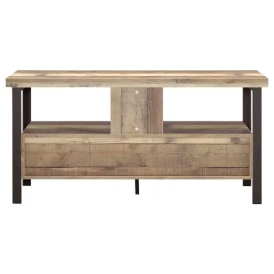 Morello 2 Drawer TV Stand for TVs up to 55" Weathered Pine - Coaster image {6}