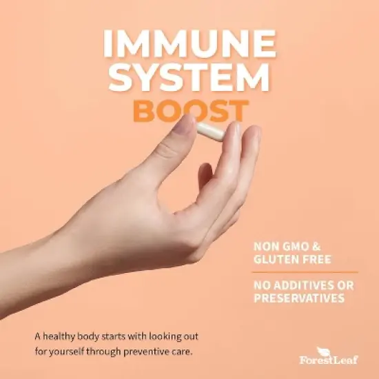 Forest Leaf Liposomal C 1000mg Capsules, Immune Booster with MCT Oil & Sunflower Lecithin, Superior Absorption - 120 Caps image {5}