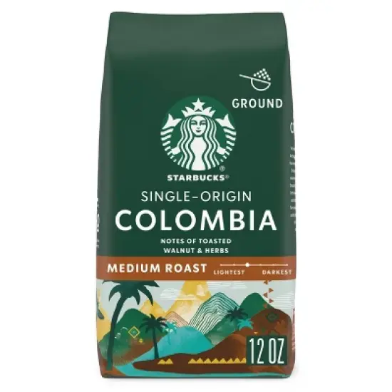Starbucks Medium Roast Ground Coffee &mdash; Colombia &mdash; 100% Arabica &mdash; 1 bag (12 oz.) image {6}