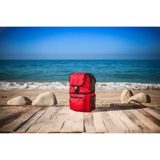 NCAA Ohio State Buckeyes Zuma Backpack Cooler - Red image {3}