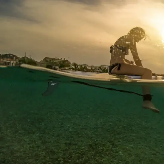 Costway Surf & SUP Single Fin Detachable Center Fin for Longboard Surfboard Paddleboard image {4}