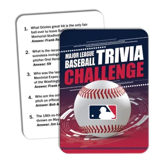 MasterPieces Officially Licensed MLB Trivia Challenge Card Game image {2}