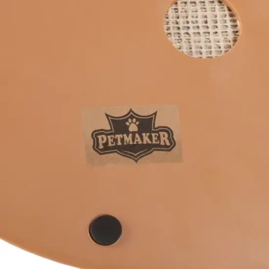 Cat Self-Groomer - Bristle Ring Brush Cat Arch with Carpeted Base, Back Scratcher and Massager for Controlling Shedding and Claws by PETMAKER (Black) image {5}